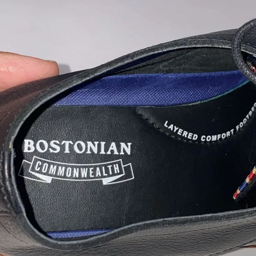 Bostonian Men's Dezmin Plain-Toe Dress Casual Oxfords In Black Size 7.5